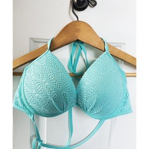 Turquoise swimwear pushup top from Ardene